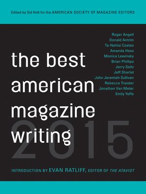 cover image of The Best American Magazine Writing 2015